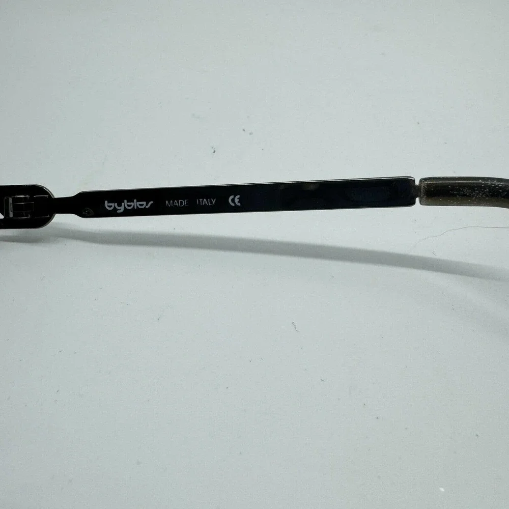 Vintage Byblos‎ b620- S Black Oval SunglassesFrames only 3121/36 135 H10078